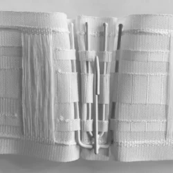 4 poot shortneck in plooiband gordijn