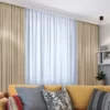 LEMONI verduisterende gordijnen met plooiband - kant en klaar - 150 x 250 cm - beige