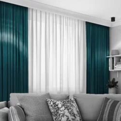 lemoni donker groen luxe verduisterende-gordijnen extra dik en isolerend