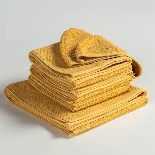 Handdoeken - UNO - Maroyathome - Biologisch - Ecologisch - Fairtrade katoen - Toscaans Geel - Geel