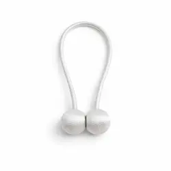 Embrasse 24 cm kleur wit. Voor vitrage en gordijnen tot 150 cm. breed.