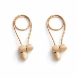 Embrasse 66 cm beige met sterke magneten. 2 Stuks