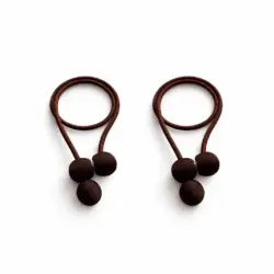 Embrasse 66 cm bruin met sterke magneten. 2 Stuks