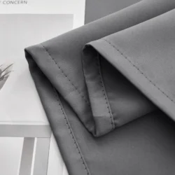 Elsa Ruben Antraciet verduisterende gordijnen kant en klaar onderkant afwerking