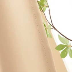 Elsa Ruben beige semi-verduisterende gordijnen zijkant afwerking