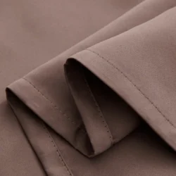 Elsa Ruben verduisterend gordijn Donker taupe detail onderkant