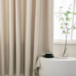 Lemoni plooi en ringen off white midden vooraanzicht