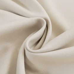 Lemoni semi-verduisterend gordijn met plooiband of ringen off white detail stof