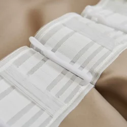 semi verduisterend Licht taupe Elsa plooiband