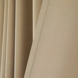 Ruben Elsa Lemoni Licht taupe stof zijkant