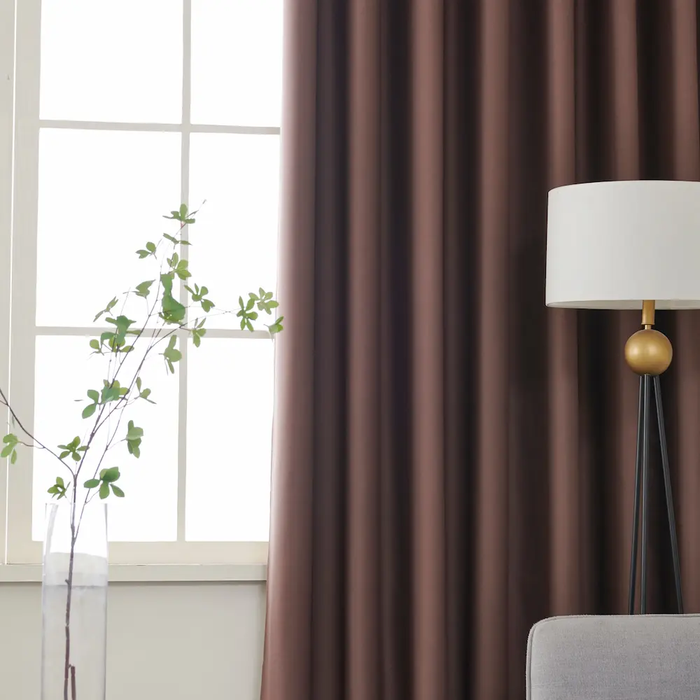 Ruben verduisterend gordijn met ringen - hangend