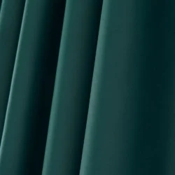 Ruben verduisterende gordijnen met ringen donker groen zijkant