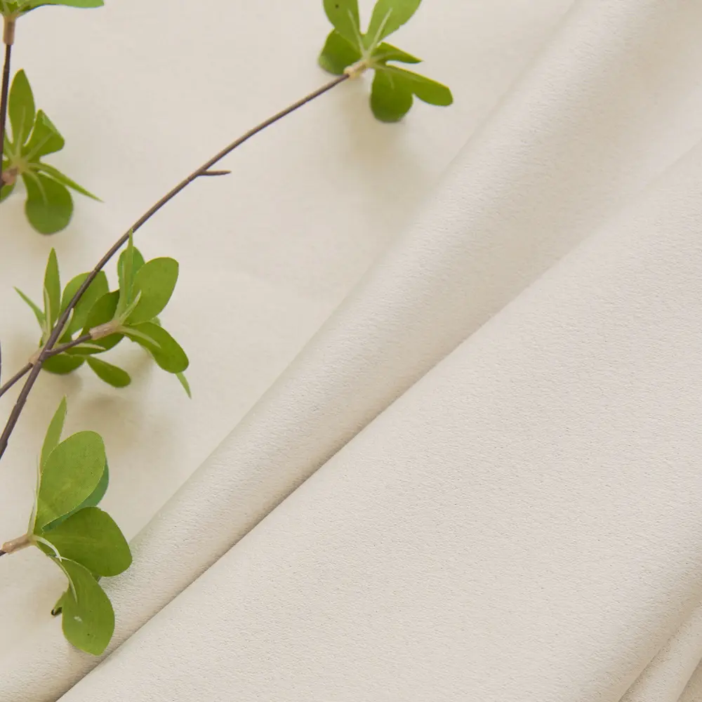 Ruben semi-verduisterend gordijn off white - stofdetail 2