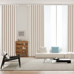 Ruben semi-verduisterend gordijn off white - woonkamer