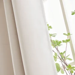 Ruben semi-verduisterend gordijn off white - zijkant zoom 2