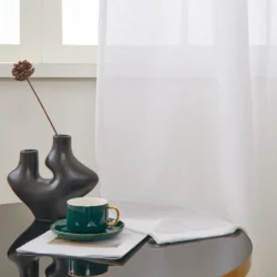 Olivia vitrage Helder wit - linnen looks