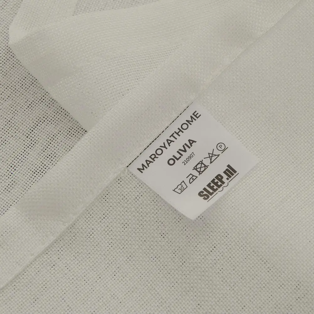 Olivia vitrage off white met linnen look Maroyathome