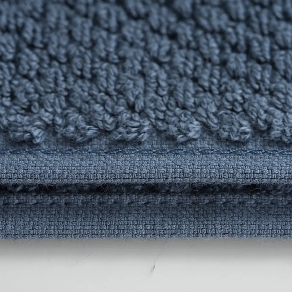 Maroyathome handdoeken van 100% katoen in blauw zijn vakkundig afgewerkt