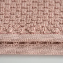 Maroyathome handdoeken van 100% katoen in roze zijn vakkundig afgewerkt