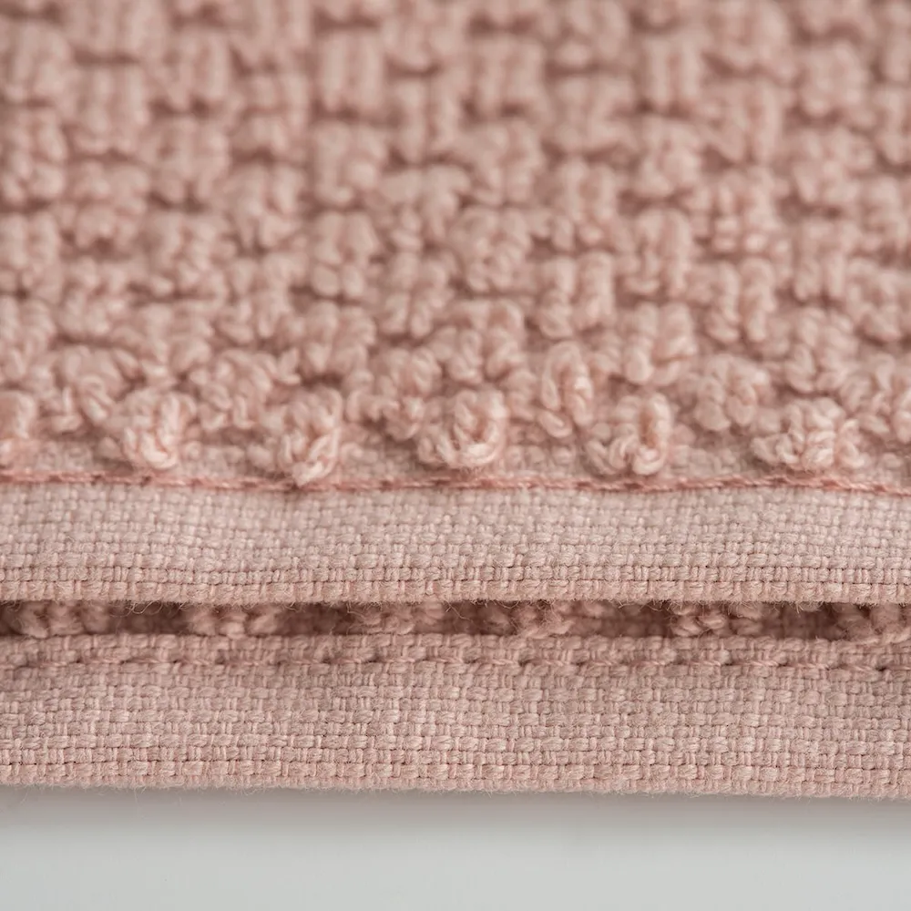 Maroyathome handdoeken van 100% katoen in roze zijn vakkundig afgewerkt