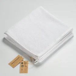 Maroyathome badlaken van 100% katoen in wit