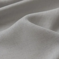 Olivia vitrage licht grijs groen inclusief schelphaken