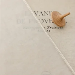 Bibiana vitrage kant en klaar - Beige - Met loodveter afgewerkt