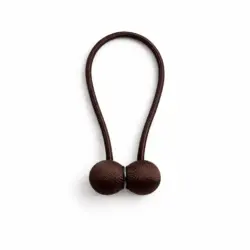 Embrasse 24 cm kleur bruin. Voor vitrage en gordijnen tot 150 cm. breed.