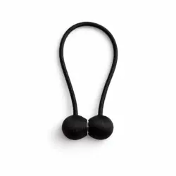 Embrasse 24 cm kleur zwart. Voor vitrage en gordijnen tot 150 cm. breed.