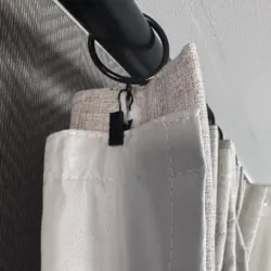 Verduisteringsstof voor gordijnen. Lichtdicht en isolerend kant-en-klaar